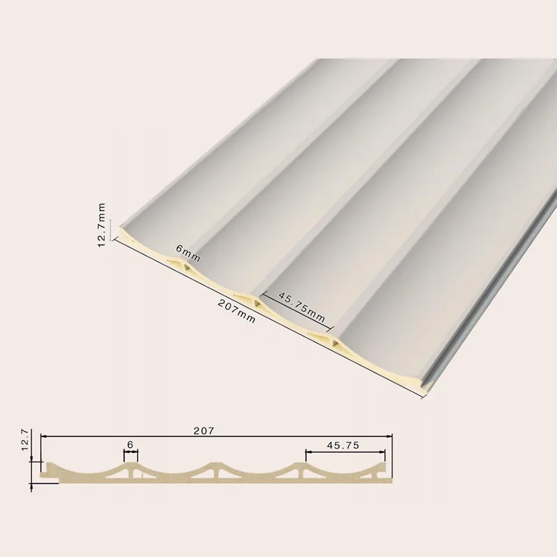 207 İçi boşluqlu 4-torlu yivli Panel